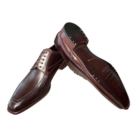 CALZOLERIA ZENOBI LACED SHOES OXFORDS EU ITALIAN MENS DRESS SHOES NEW IN BOX main image 6